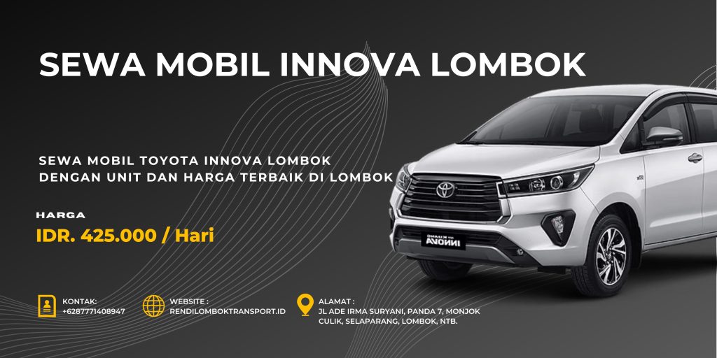 Sewa Mobil Innova Lombok