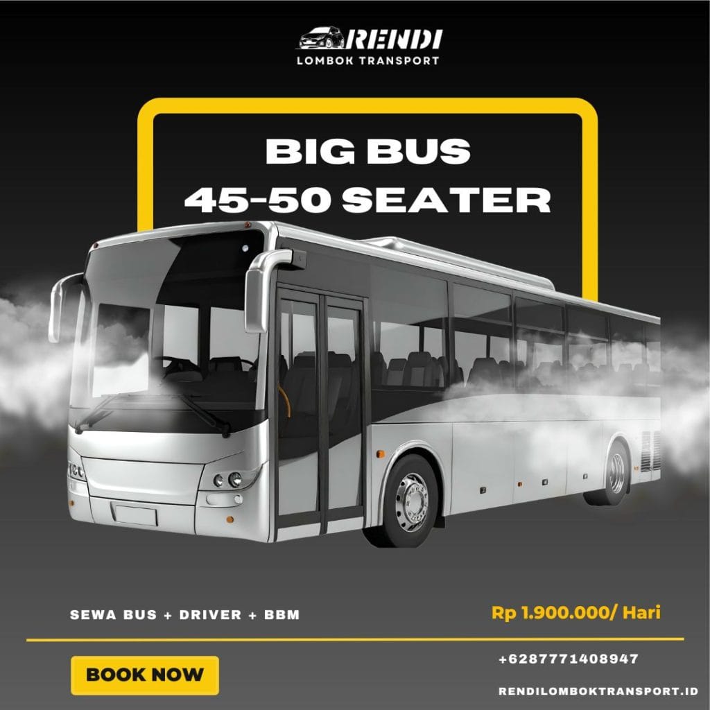 Sewa Bus Lombok Murah