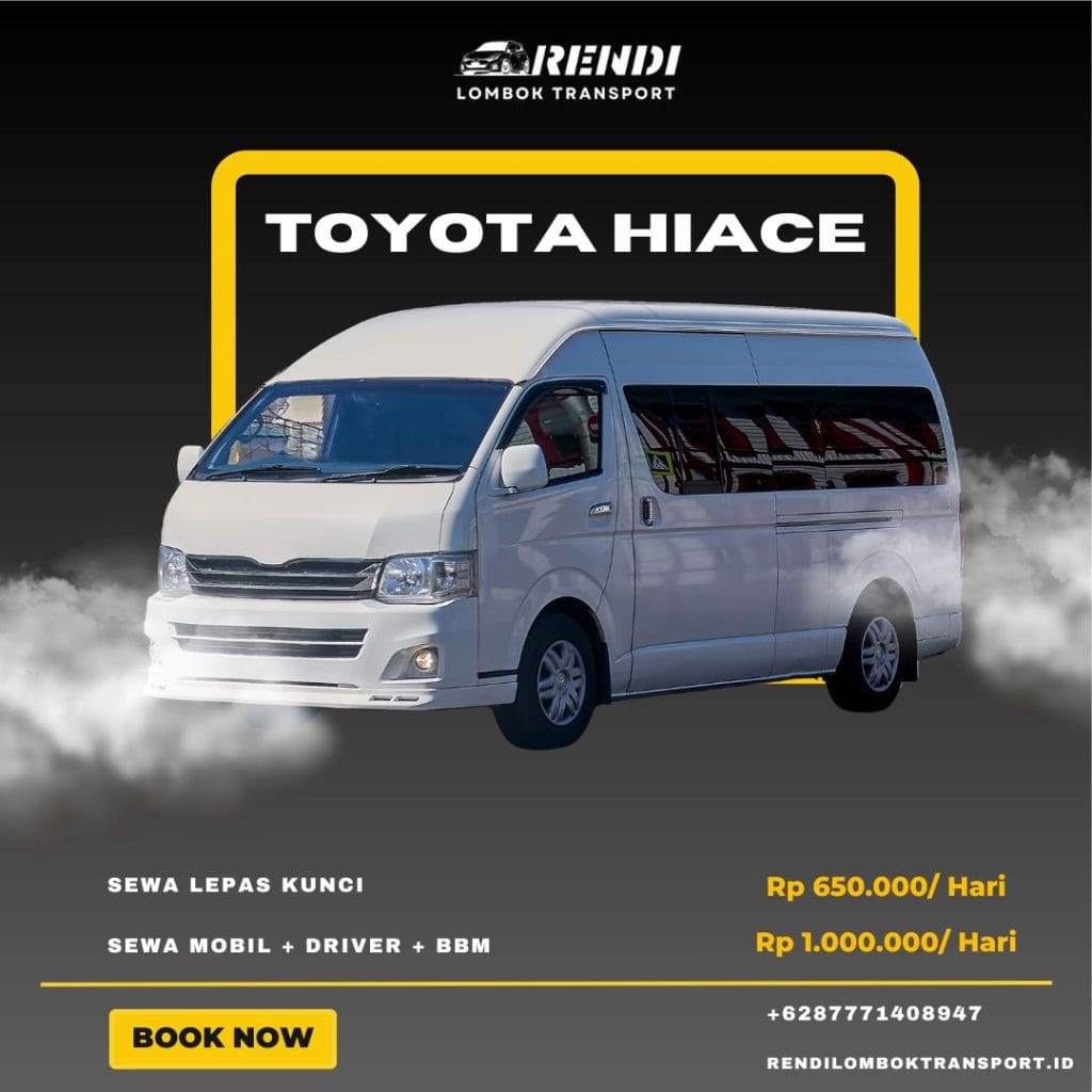 Sewa Mobil Hiace Lombok